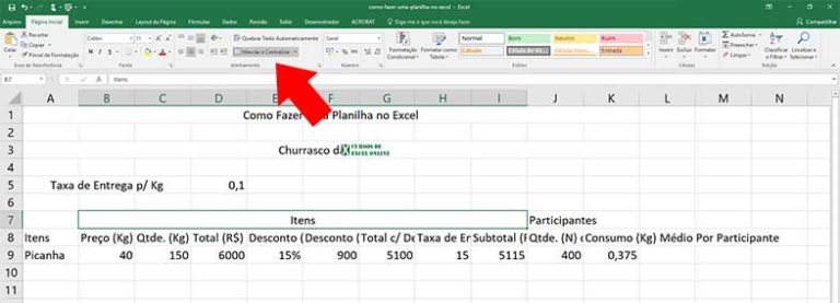 Como criar uma planilha no Excel passo a passo | Cursos de Excel Online
