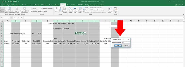 Como criar uma planilha no Excel passo a passo | Cursos de Excel Online