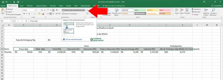 Como criar uma planilha no Excel passo a passo | Cursos de Excel Online
