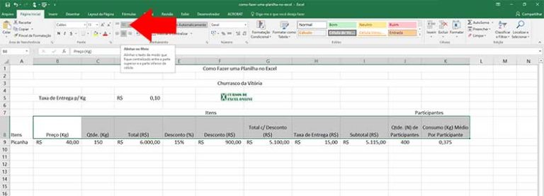 Como criar uma planilha no Excel passo a passo | Cursos de Excel Online