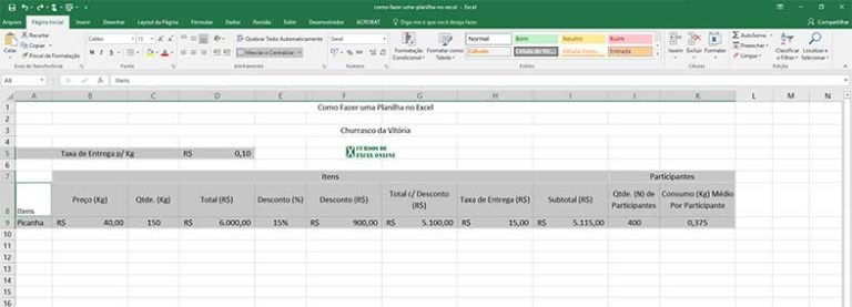 Como criar uma planilha no Excel passo a passo | Cursos de Excel Online