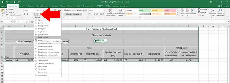 Como criar uma planilha no Excel passo a passo | Cursos de Excel Online